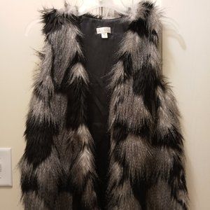 decree faux fur vest